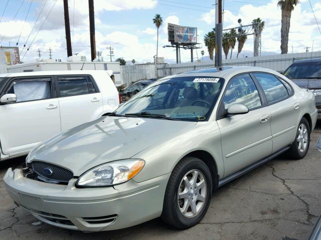 1FAFP56U66A158090 - 2006 FORD TAURUS SEL BEIGE photo 2