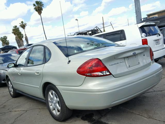 1FAFP56U66A158090 - 2006 FORD TAURUS SEL BEIGE photo 3