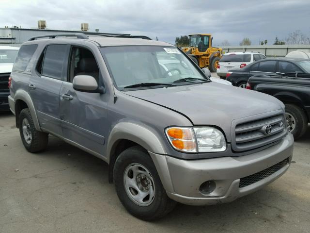 5TDZT34A52S090961 - 2002 TOYOTA SEQUOIA SR GRAY photo 1