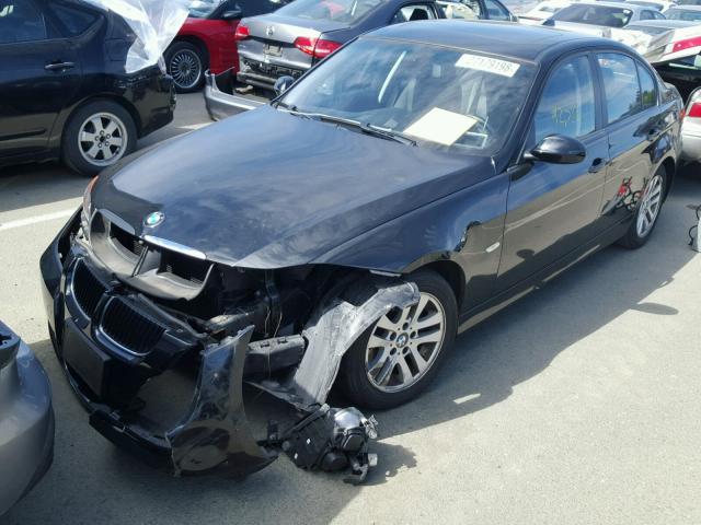 WBAVB13506K000393 - 2006 BMW 325 I BLACK photo 2