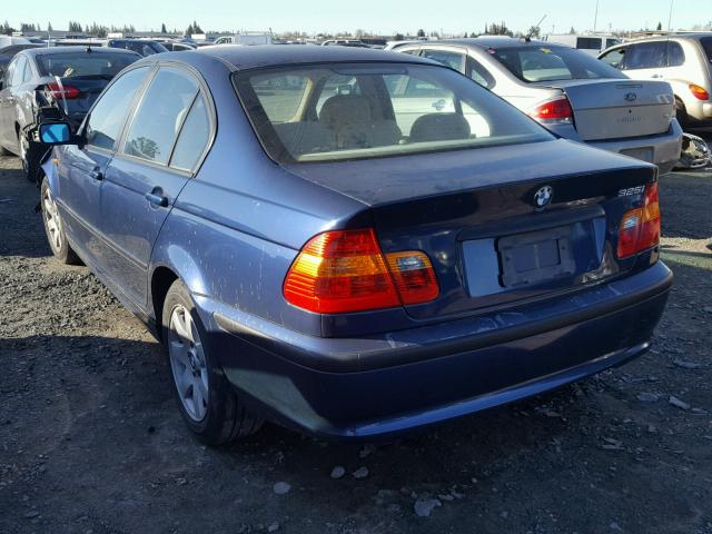 WBAEV334X4KR27988 - 2004 BMW 325 I BLUE photo 3