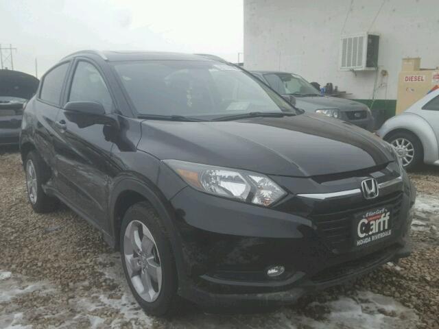 3CZRU6H71HM733046 - 2017 HONDA HR-V EXL BLACK photo 1