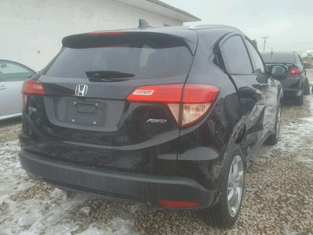 3CZRU6H71HM733046 - 2017 HONDA HR-V EXL BLACK photo 4