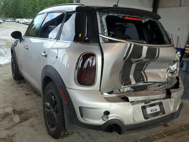 WMWZC5C52EWP36264 - 2014 MINI COOPER S C SILVER photo 3