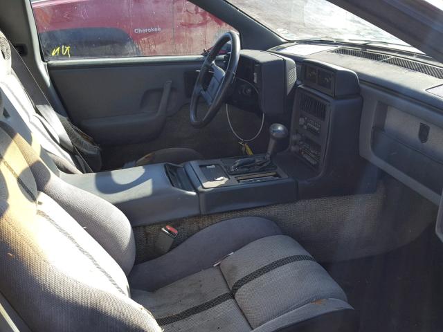 1G2PF3799GP203378 - 1986 PONTIAC FIERO SE RED photo 5