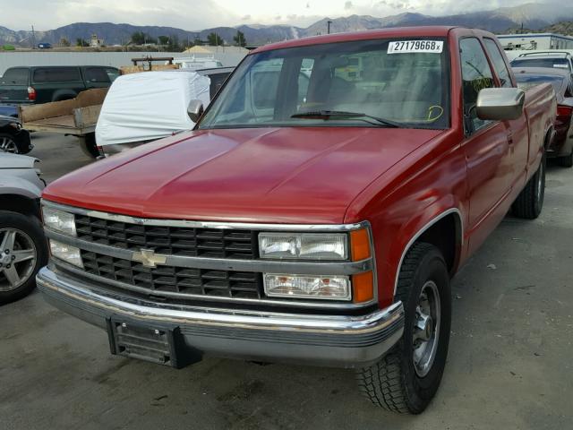 2GCGC29K4L1138347 - 1990 CHEVROLET GMT-400 C2 RED photo 2