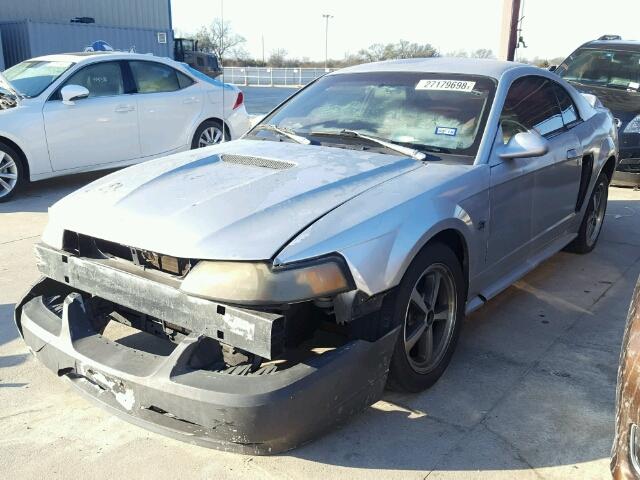 1FAFP42X0YF312597 - 2000 FORD MUSTANG GT SILVER photo 2