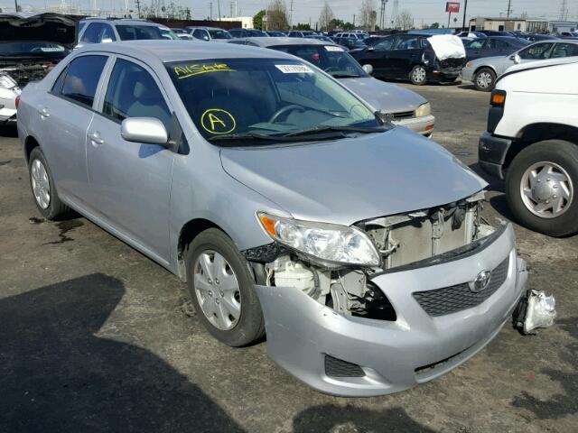 1NXBU4EE0AZ333488 - 2010 TOYOTA COROLLA BA SILVER photo 1