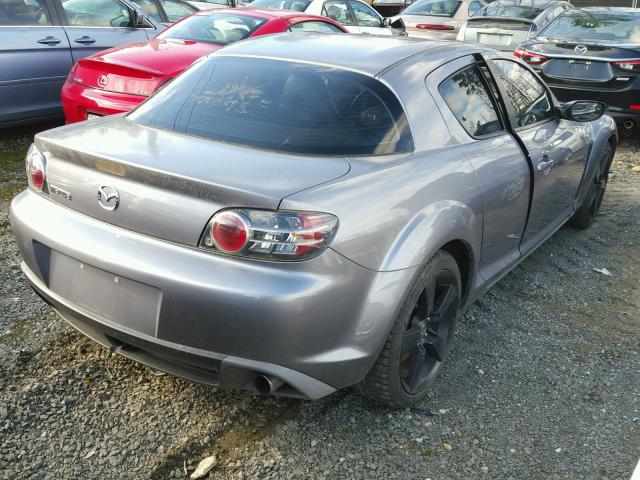 JM1FE173150141345 - 2005 MAZDA RX8 SILVER photo 4