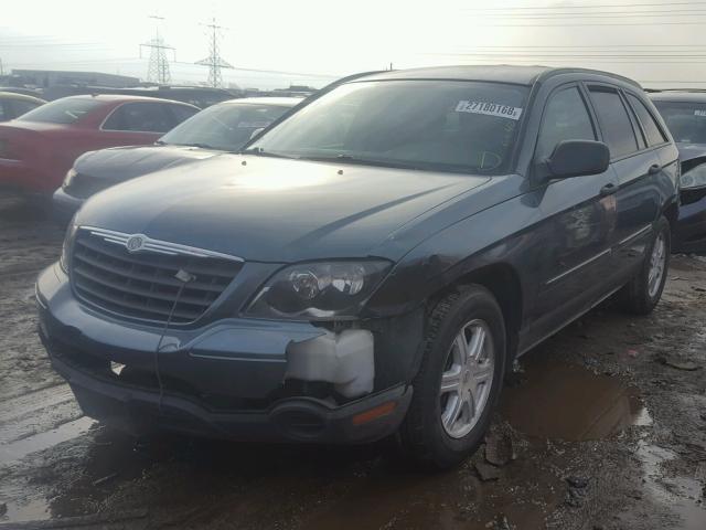 2A4GM48486R801219 - 2006 CHRYSLER PACIFICA BLUE photo 2