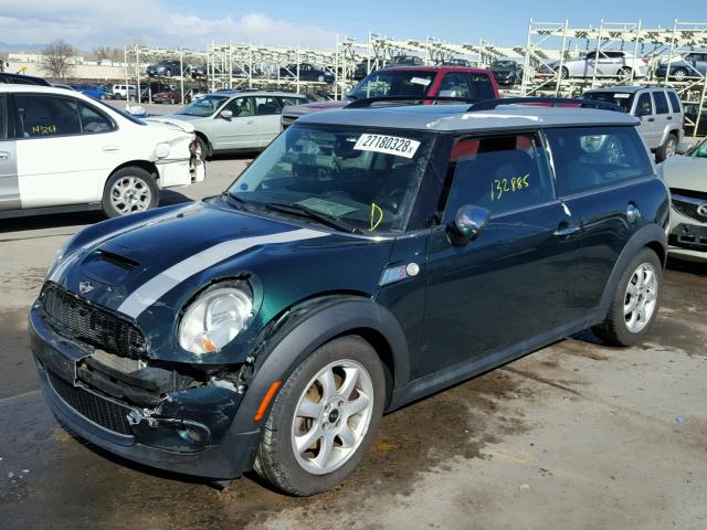 WMWMM33579TP74494 - 2009 MINI COOPER S C GREEN photo 2