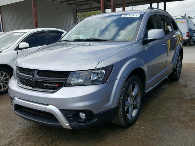 3C4PDCGB5GT163025 - 2016 DODGE JOURNEY CR GRAY photo 2