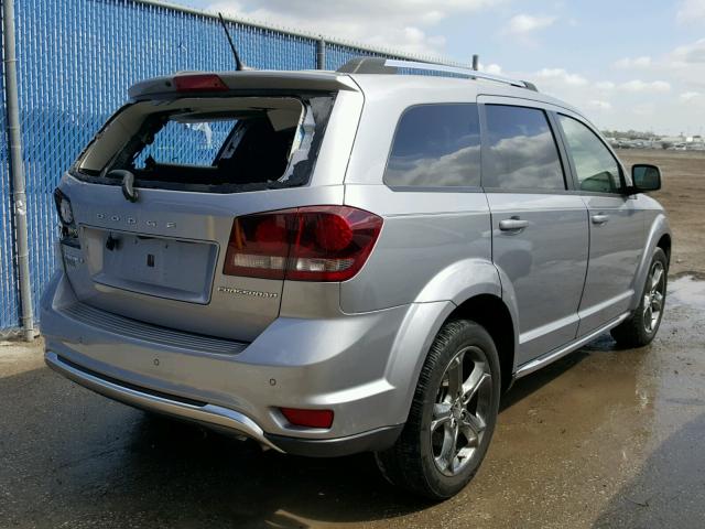 3C4PDCGB5GT163025 - 2016 DODGE JOURNEY CR GRAY photo 4