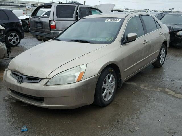 1HGCM665X3A031697 - 2003 HONDA ACCORD EX GOLD photo 2