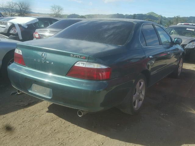 19UUA56862A060789 - 2002 ACURA 3.2TL TYPE GREEN photo 4