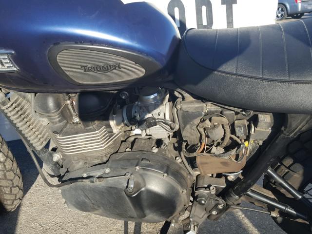 SMT925RN5ET614322 - 2014 TRIUMPH MOTORCYCLE SCRAMBLER BLUE photo 7