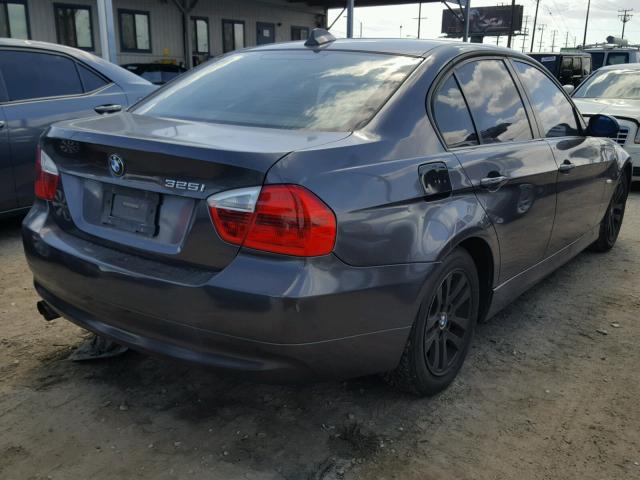 WBAVB17516NK34051 - 2006 BMW 325 I AUTO GRAY photo 4