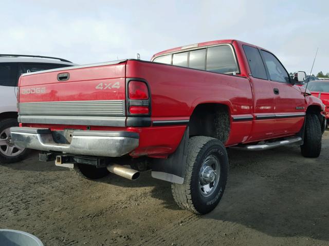 3B7KF23Z3TM151266 - 1996 DODGE RAM 2500 RED photo 4