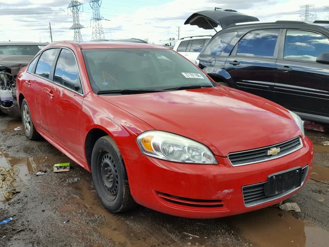 2G1WA5EK6A1239176 - 2010 CHEVROLET IMPALA LS RED photo 1