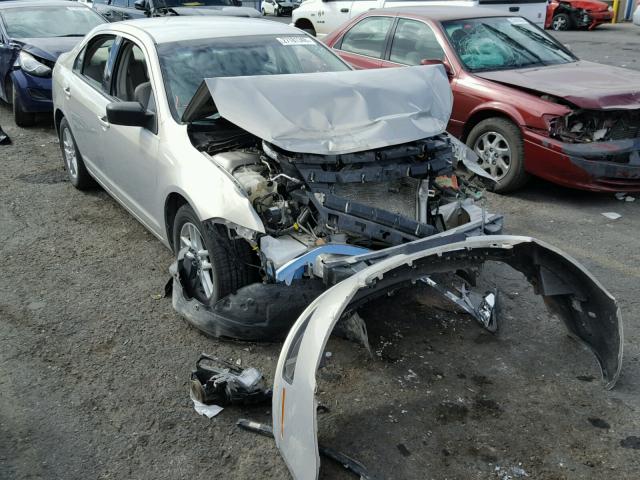 3FAHP0GA1AR206819 - 2010 FORD FUSION S SILVER photo 1