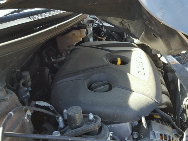 KNAFX4A67E5213292 - 2014 KIA FORTE LX BROWN photo 7