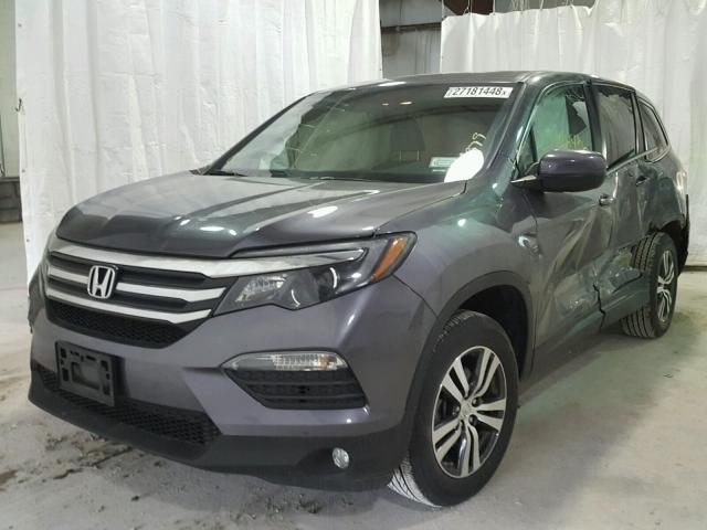 5FNYF6H58GB041220 - 2016 HONDA PILOT EXL GRAY photo 2