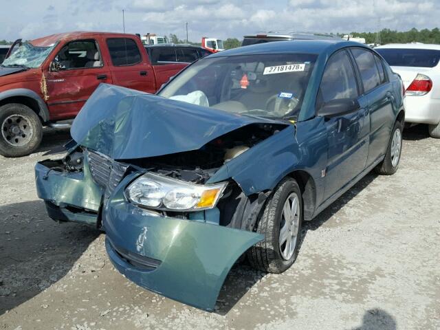 1G8AJ55F37Z100363 - 2007 SATURN ION LEVEL GREEN photo 2