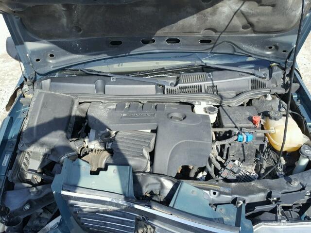 1G8AJ55F37Z100363 - 2007 SATURN ION LEVEL GREEN photo 7