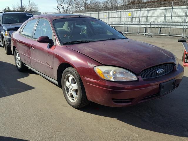 1FAFP56U57A204543 - 2007 FORD TAURUS SEL RED photo 1