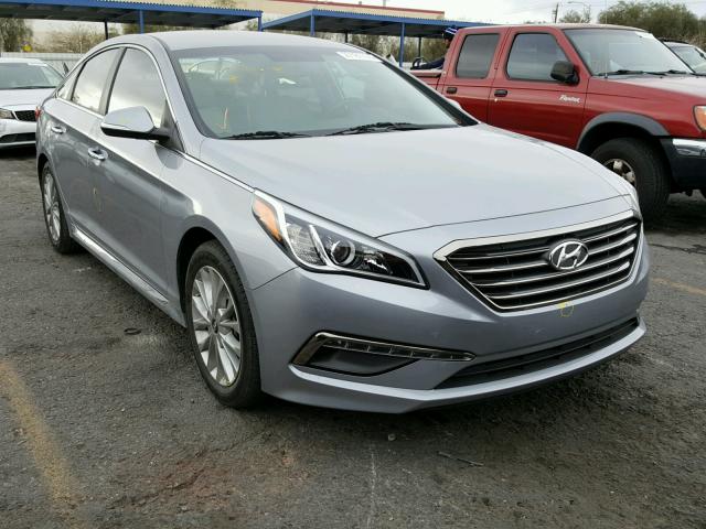 5NPE34AF2FH034217 - 2015 HYUNDAI SONATA SPO GRAY photo 1