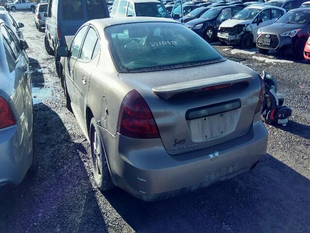 2G2WP552X61200978 - 2006 PONTIAC GRAND PRIX BEIGE photo 3