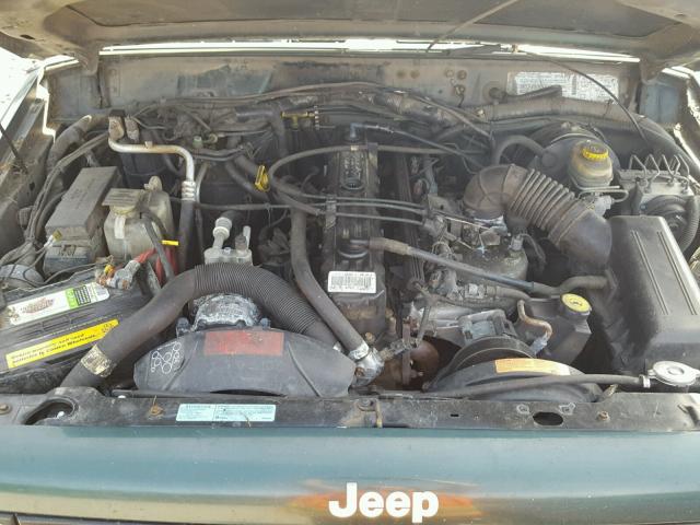 1J4FF28SXXL651598 - 1999 JEEP CHEROKEE S GREEN photo 7