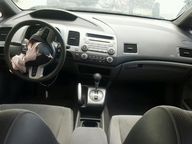 1HGFA16878L106919 - 2008 HONDA CIVIC EX შავი ფოტო 9