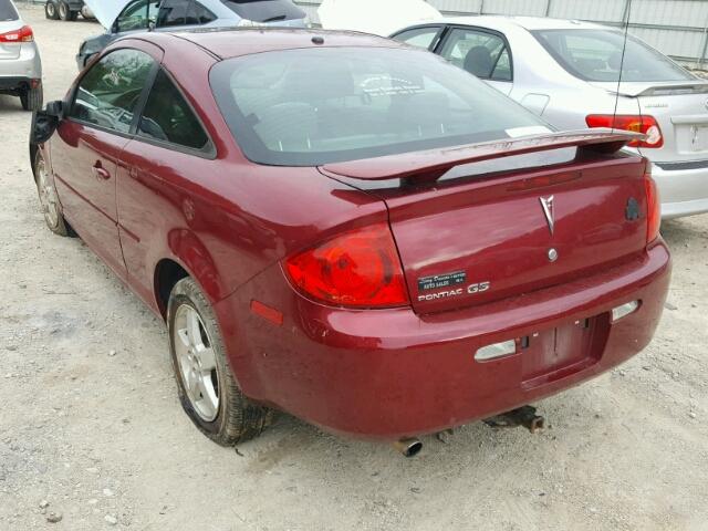 1G2AL18F787303424 - 2008 PONTIAC G5 MAROON photo 3