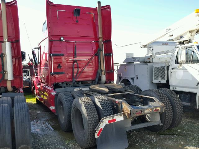 4V4NC9TG68N496273 - 2008 VOLVO VN VNL RED photo 3