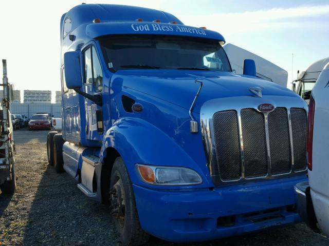 1XP7DB9X36D640542 - 2006 PETERBILT 387 BLUE photo 1