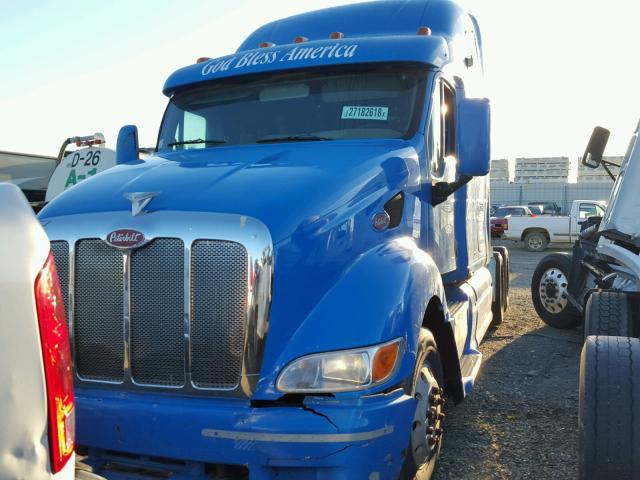 1XP7DB9X36D640542 - 2006 PETERBILT 387 BLUE photo 2