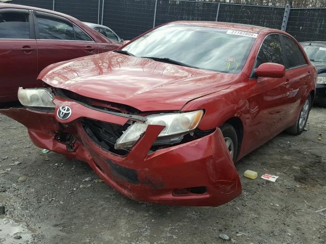 4T1BE46K99U396294 - 2009 TOYOTA CAMRY BASE RED photo 2