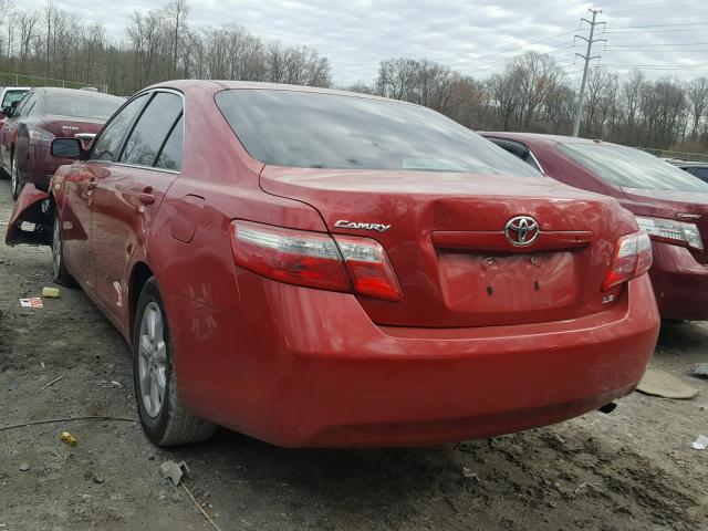 4T1BE46K99U396294 - 2009 TOYOTA CAMRY BASE RED photo 3