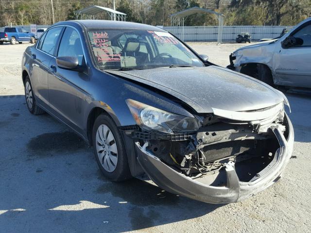 1HGCP2F36CA059186 - 2012 HONDA ACCORD LX GRAY photo 1