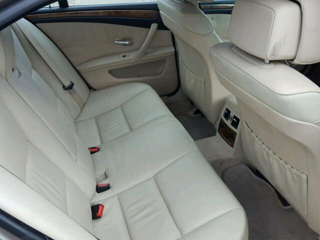 WBANV93558CZ65785 - 2008 BMW 535 XI TAN photo 6