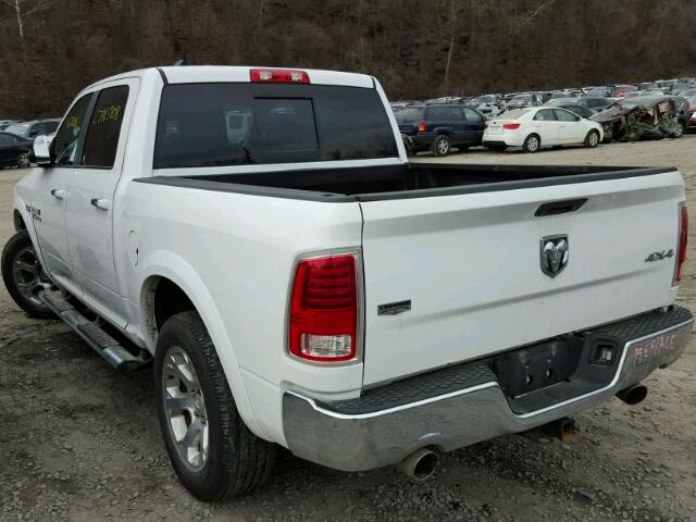 1C6RR7NT9ES387983 - 2014 RAM 1500 LARAM WHITE photo 3