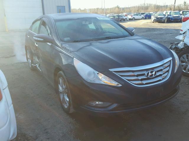 5NPEC4AC5CH378609 - 2012 HYUNDAI SONATA SE BLACK photo 1