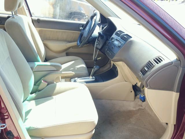 1HGES26713L025963 - 2003 HONDA CIVIC EX ბურგუნდია ფოტო 5