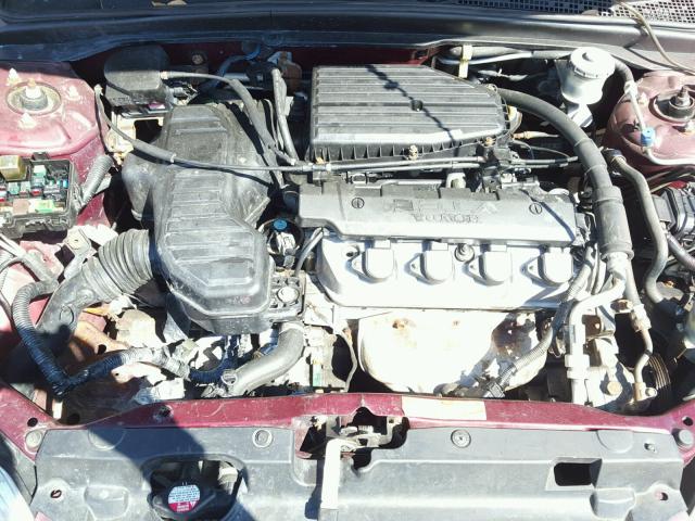 1HGES26713L025963 - 2003 HONDA CIVIC EX BURGUNDY photo 7