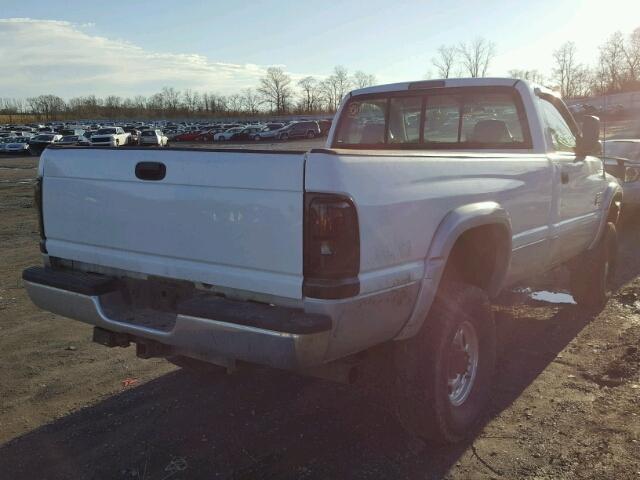 1B7KF26Z7SS311988 - 1995 DODGE RAM 2500 WHITE photo 4