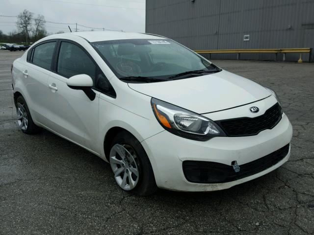 KNADM4A30D6282291 - 2013 KIA RIO LX Սպիտակ լուսանկար 1