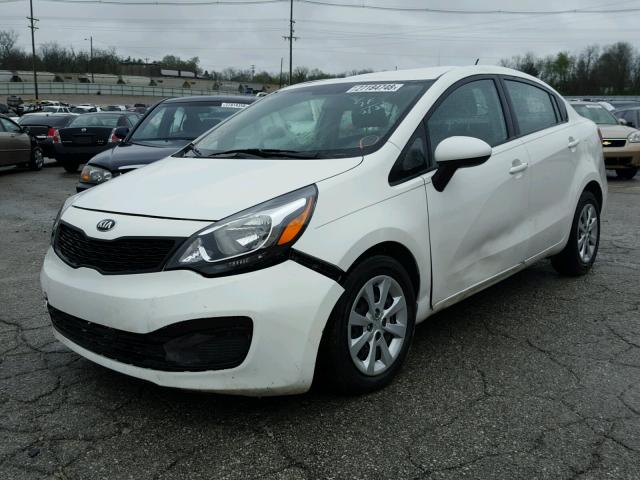KNADM4A30D6282291 - 2013 KIA RIO LX Սպիտակ լուսանկար 2