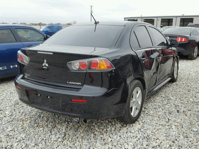 JA32V2FW7EU020567 - 2014 MITSUBISHI LANCER SE BLACK photo 4