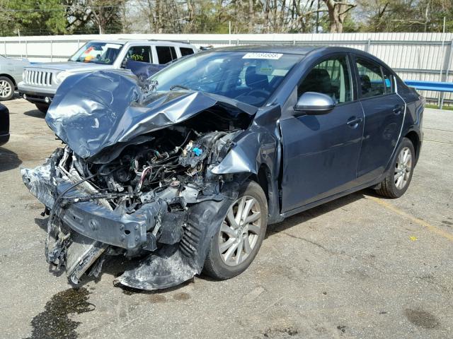 JM1BL1V78C1680398 - 2012 MAZDA 3 I TEAL photo 2